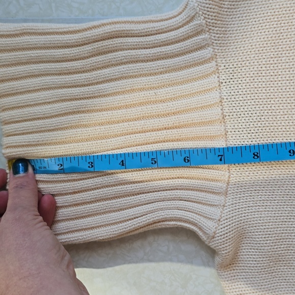Ralph Lauren‎ Sport Cream Color Turtleneck Sweater Size Small - Picture 14 of 14